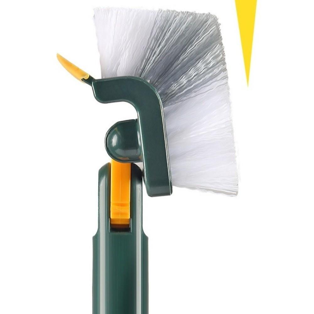 V-Shaped Bristles Floor Scrub Brush Long Handle Groove Tile Cleaning Brush Cleaning Brush Floor