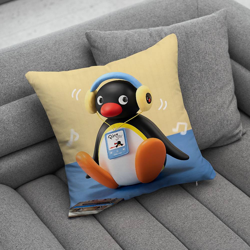 Penguin PPingu Pillow Case Pillowcase Home Sofa Cushions Car Cushions Pillowcover Office Pillowshell Pillow