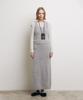 Loutaideu Hairy Sleeveless Knit Top [Grey]