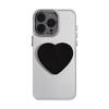 Black Love Stand 17promax Phone Case for Apple for IPhone 16 Premium 11 for 12 Plated 15 Soft
