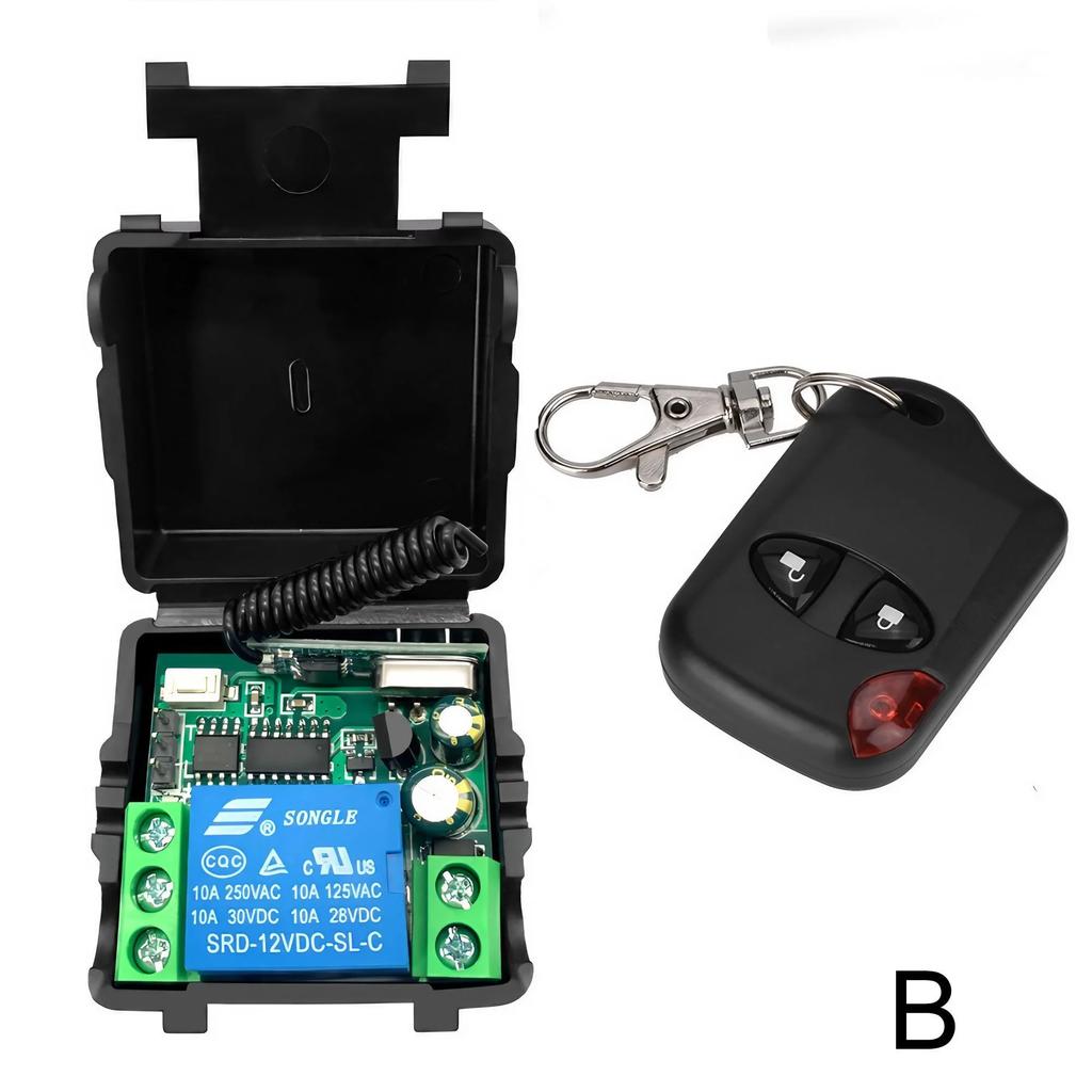STONEGO 433MHz Wireless RF Remote Control Switch DC 12V Electrical Module Receiver Switch Remote Control for LED Bulb DIY