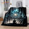 3D Yoga Zen Naturalize Meditation Rainbow 7 Chakra Blanket,Flannel Throw Blanket for Home Bedroom Bed Sofa Picnic Office Hiking