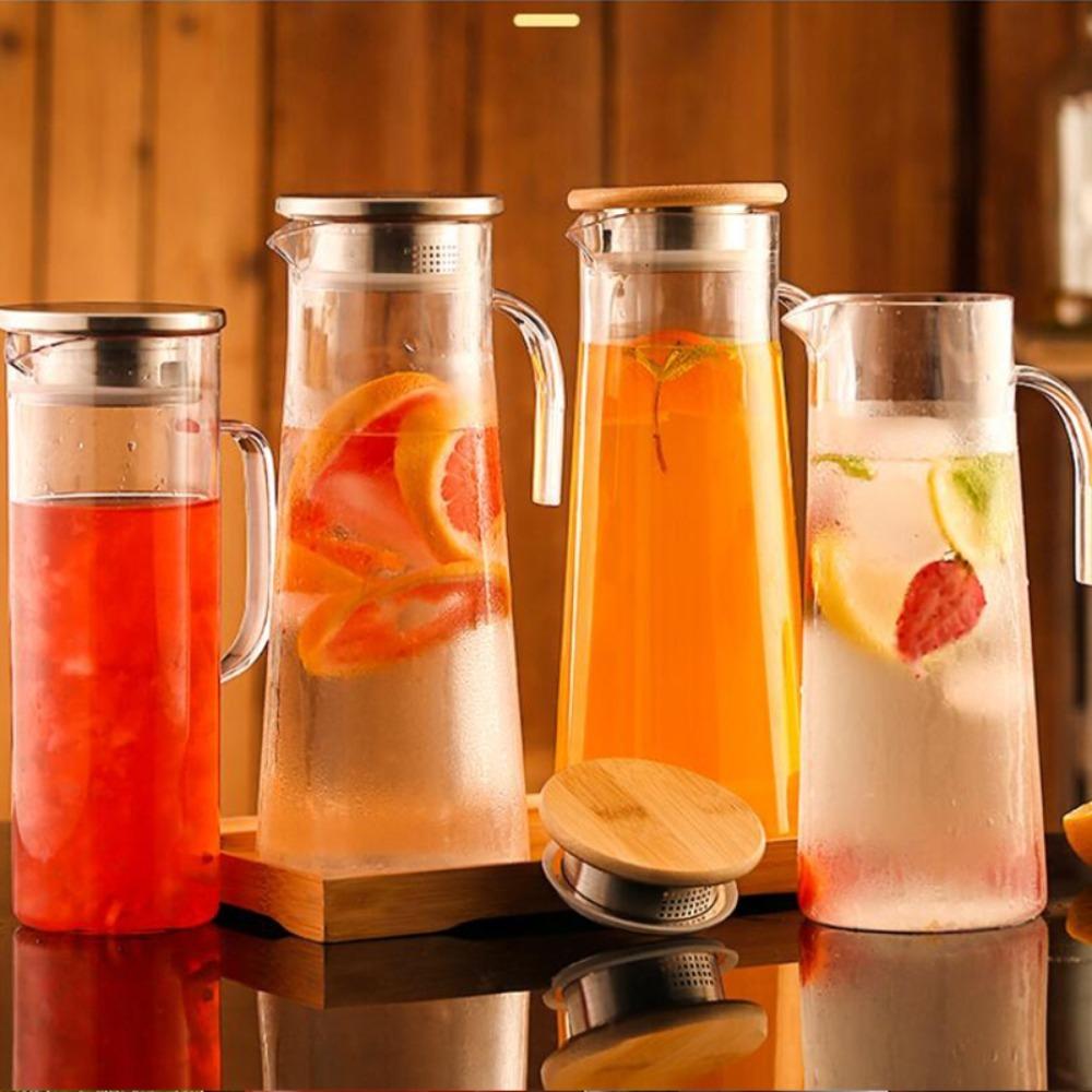 1.0L/1.2L/1.6L Water Bottle with Handle Kettle Household Acrylic Transparent Pitcher  Living Room