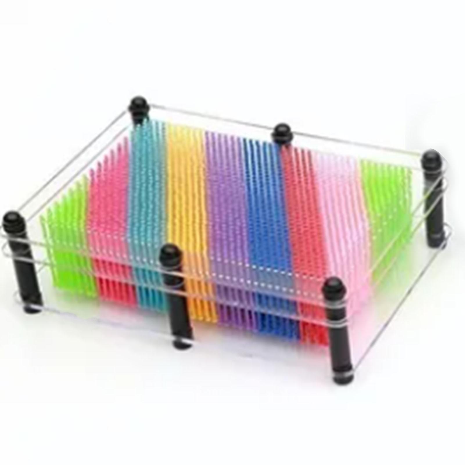 

3D Pin Art Board игрушка красочная улучшает воображение невероятно узоры отпечаток руки булавка форма для детей