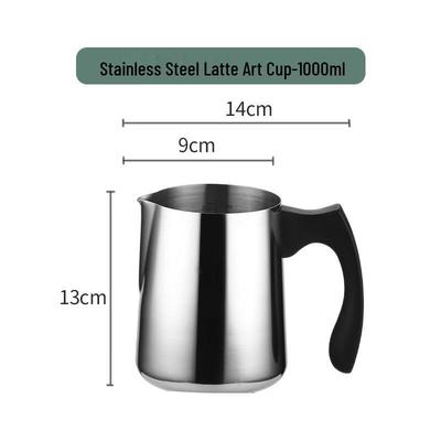 Jarro de Aço Inoxidável Shangqi para Latte Art com Escala Interna
