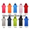 Double-Sided Fleece Beach Poncho: Wearable Bathrobe Towel for Seaside and Diving.