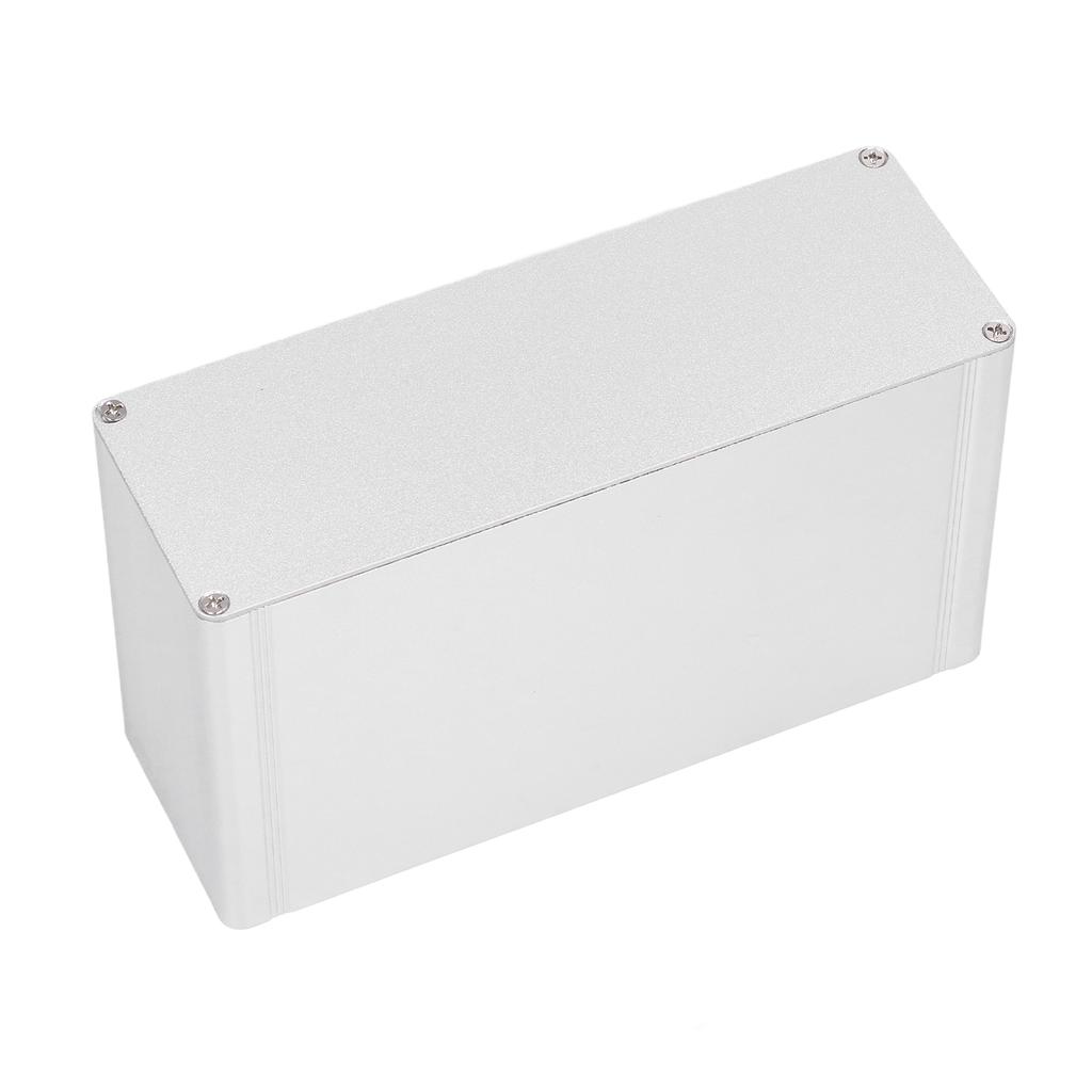 Aluminium Electric Box Waterproof Junction Enclosure Case Split Type for DIY Silver 62x178x100mm