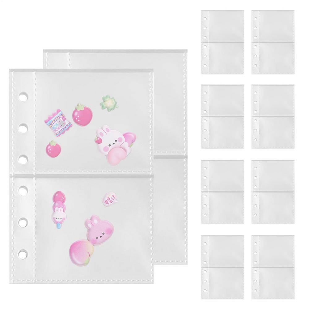 

Захисні листи для папки 10 штук Органайзер Кишені проти втрати Для папки на 6 кілець Для рахунків Податкових документів Домашніх завдань Проектів