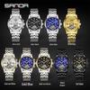 Sanda Men's Automatic Tourbillon Watch with Calendar - Trendy and Cool Design
