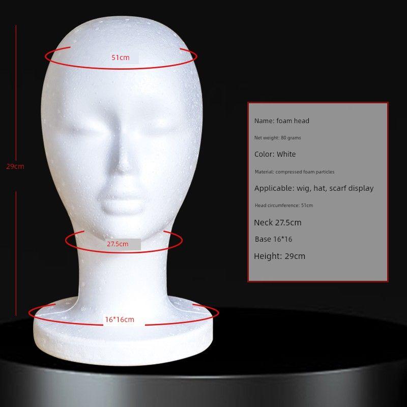 

Держатель парика Brother Yukou для модели головы, мужская модель-манекен, модель головы, двумерная модель Мао Нянь, модель для моделирования, форма лысой головы Foam style [chuckled brother ping for]]