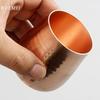 Vintage Pure Copper Coffee Mug,Thickened Outdoor 300 Ml Juice Breakfast Cup, Handcrafted Home Use Drinking Tea Cup Tableware