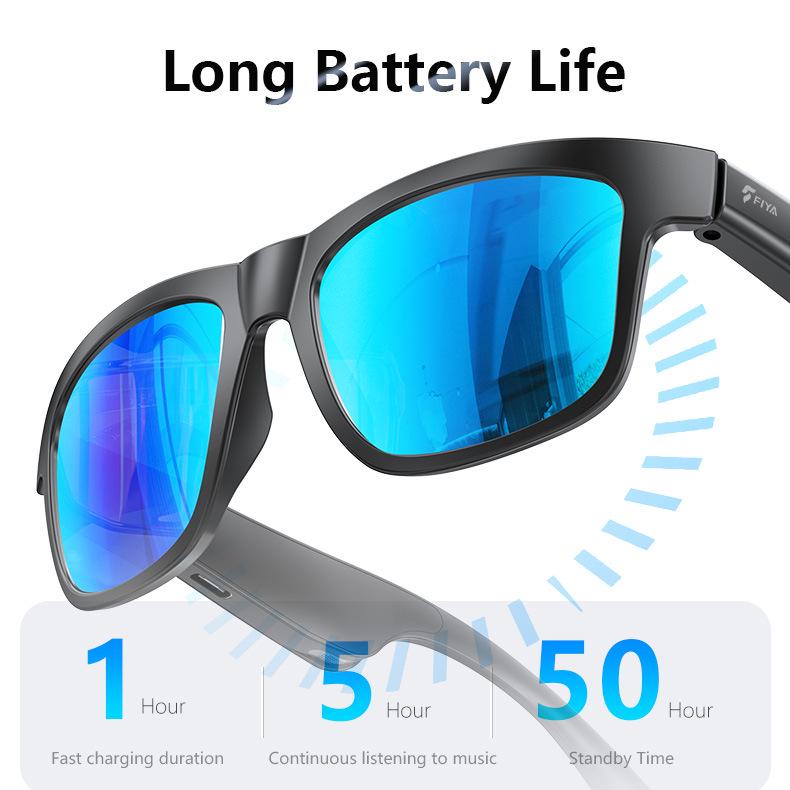 

HD Sound Smart Bluetooth Glasses with Wireless Music & Call Features, Anti-Blue Light, Polarized Lenses - Perfect for Sports & Driving.
