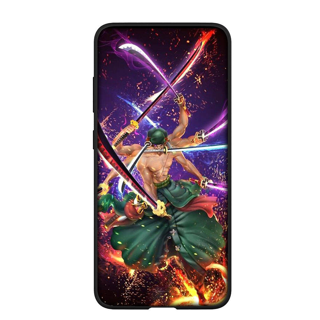 Phone Case for iPhone 17 15 16 Plus Redmi Note 14 12 11 13 Pro Max Huawei P30 P20 Lite OPPO A60 A40 A80 A18 A16 A54 Luffy Roronoa Zoro One Piece Cover