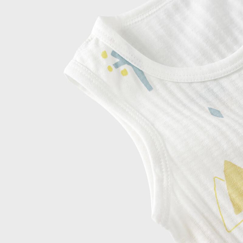 TONGTAI Baby Summer Sleeveless Pure Cotton Bodysuit