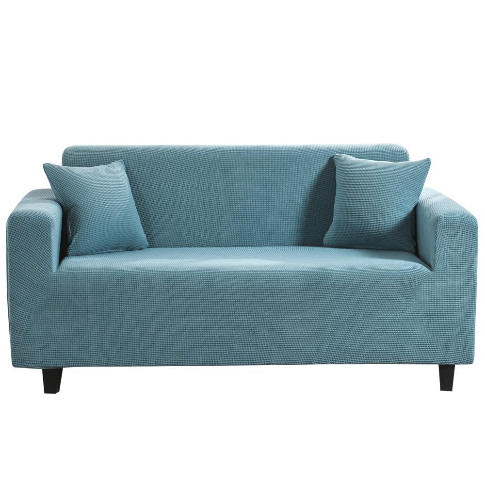 Gold Velvet Solid Color Elastic Sofa Cover All-inclusive Sofa Cover Universal In All Seasons