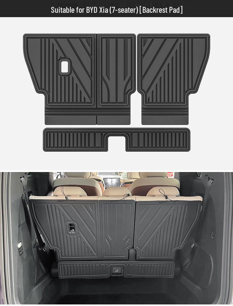 Waterproof TPE Floor Mats, Trunk Mats & Eco-friendly Seat Back Cushions for 25 BYD Models