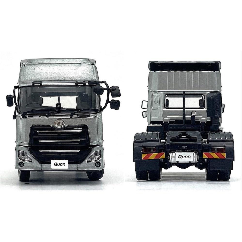 Kyosho 1/43 UD Quon GK Japan Trux Container Semi-Trailer Silver Brown Container Finished Product KS03939C