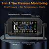SANAN Mașină RV Camion Inteligent TPMS Sistem Solar de Monitorizare a Presiunii în Anvelope 8Bar 15Bar Temperatură Ceas Alarmă Aer Senzor 6 Roți