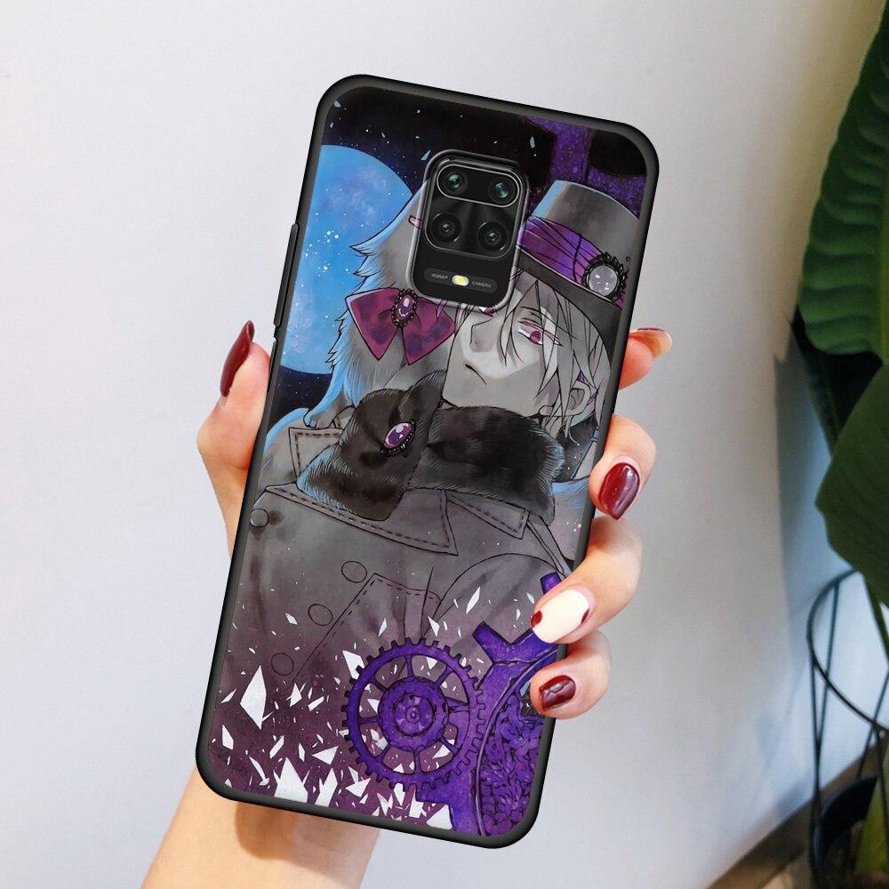 Anime Die Fallstudie von Vanitas Telefon Fall Für Xiaomi Redmi Hinweis 9S 9 8 7 10 Pro 8T 9C 9A 8A K40 Weiche Schwarze Abdeckung Coque Funda