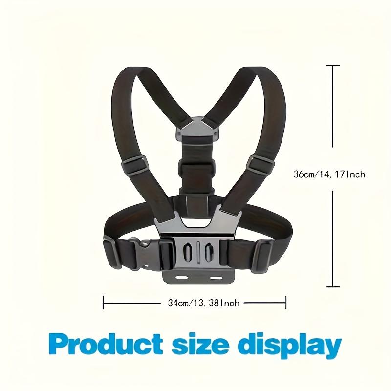 Supporto a pettorina per cellulare con cinghia e clip per action camera POV per Samsung iPhone Plus ecc.