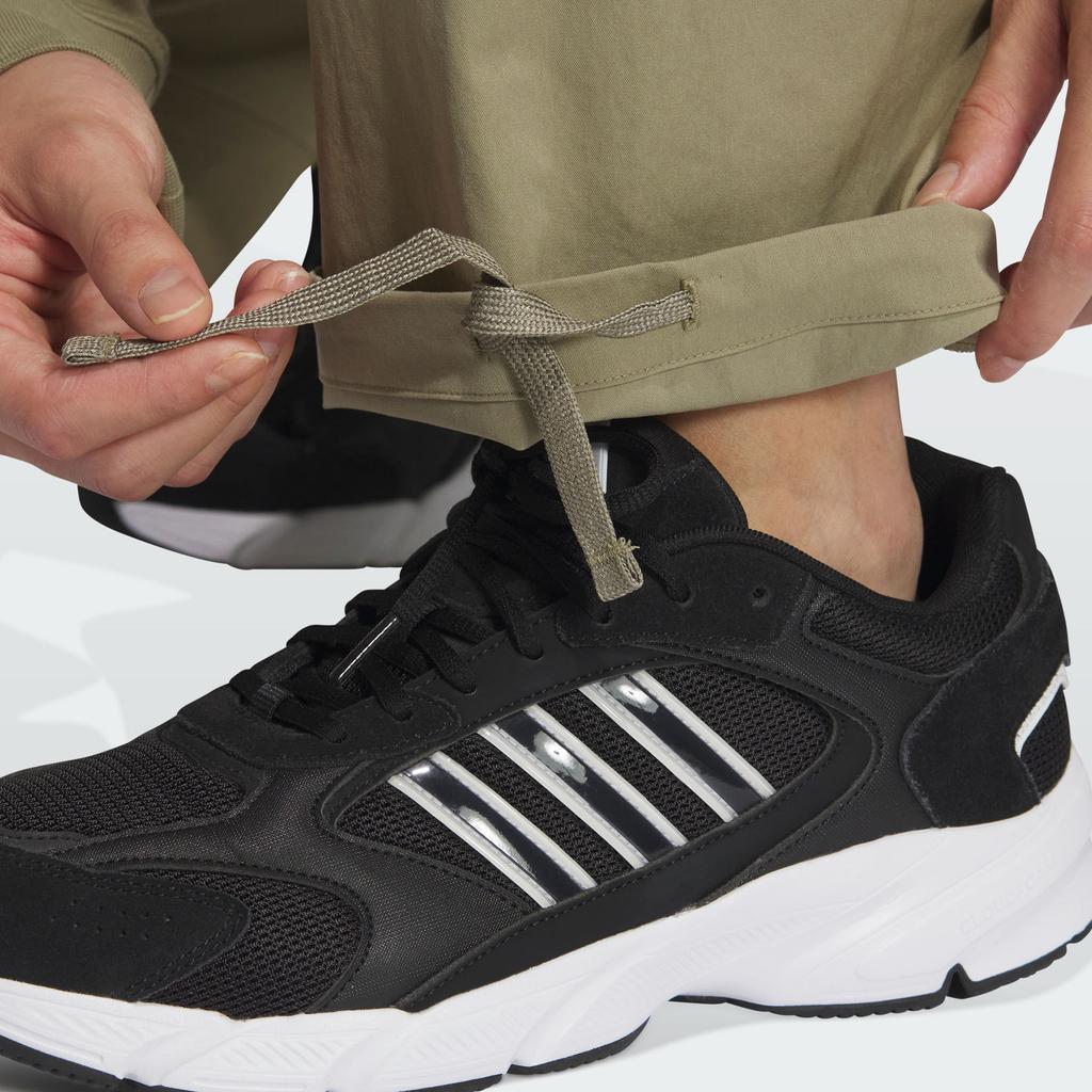 Adidas FW24 M Tran Pant1 Solid Color Pocket Sports Casual Pants Men Pants Olive-Green JX1783