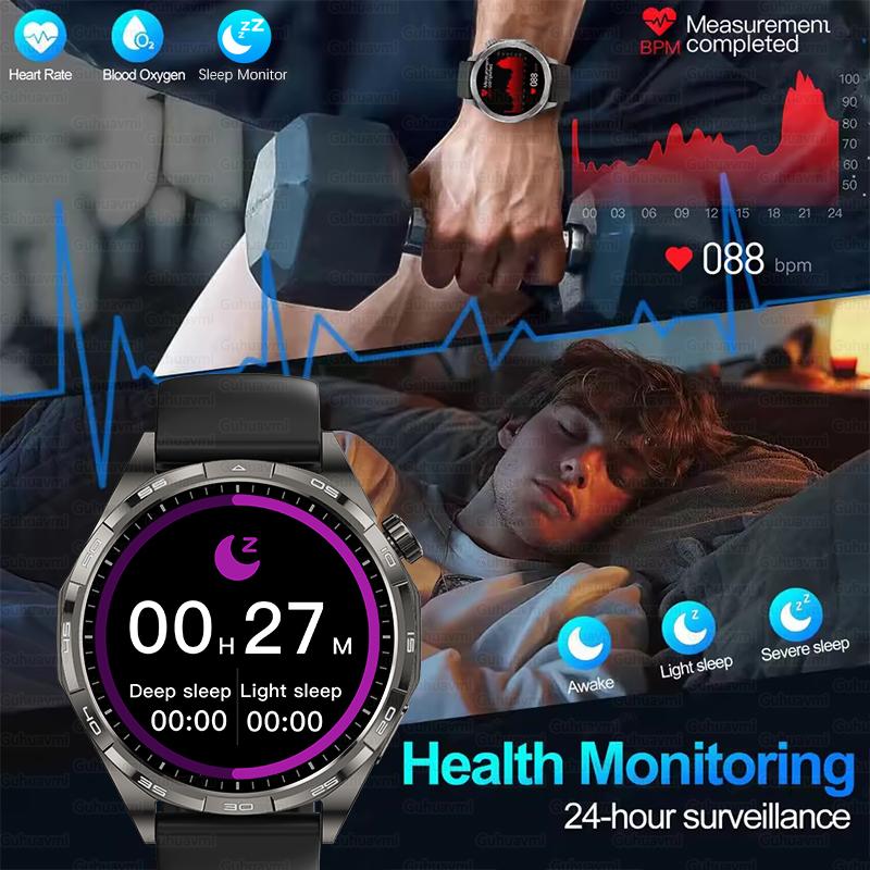 Watch 6 Pro Bluetooth Call Smartwatch 1.50'' AMOLED GPS motion trajectory Heart Rate Outdoor Sports GT Smart Watch men