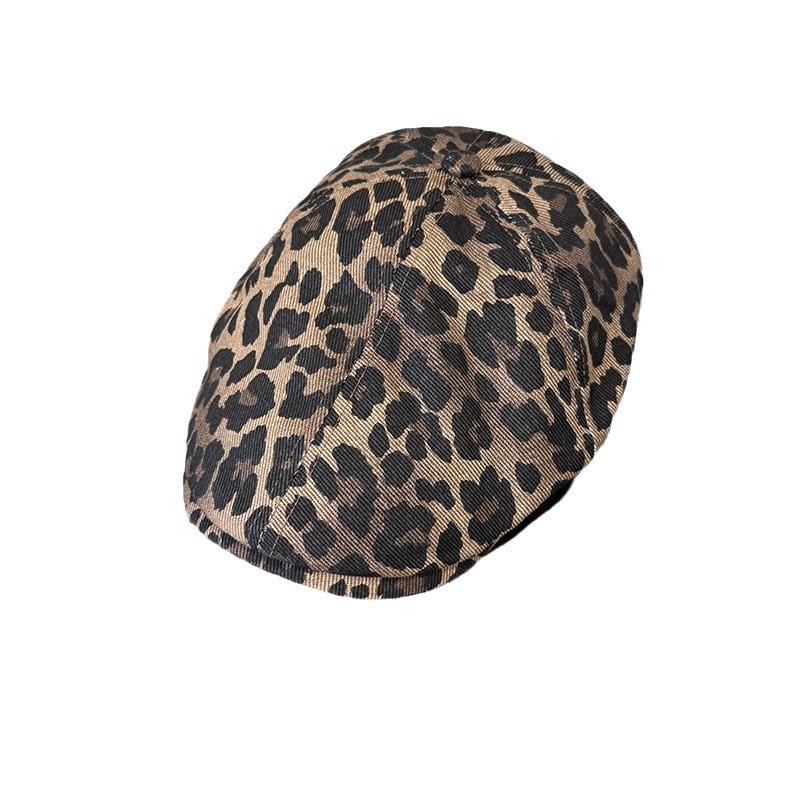 Leopard Printed Dad Hat With Cotton Blended Fabric For Casual Daily Use