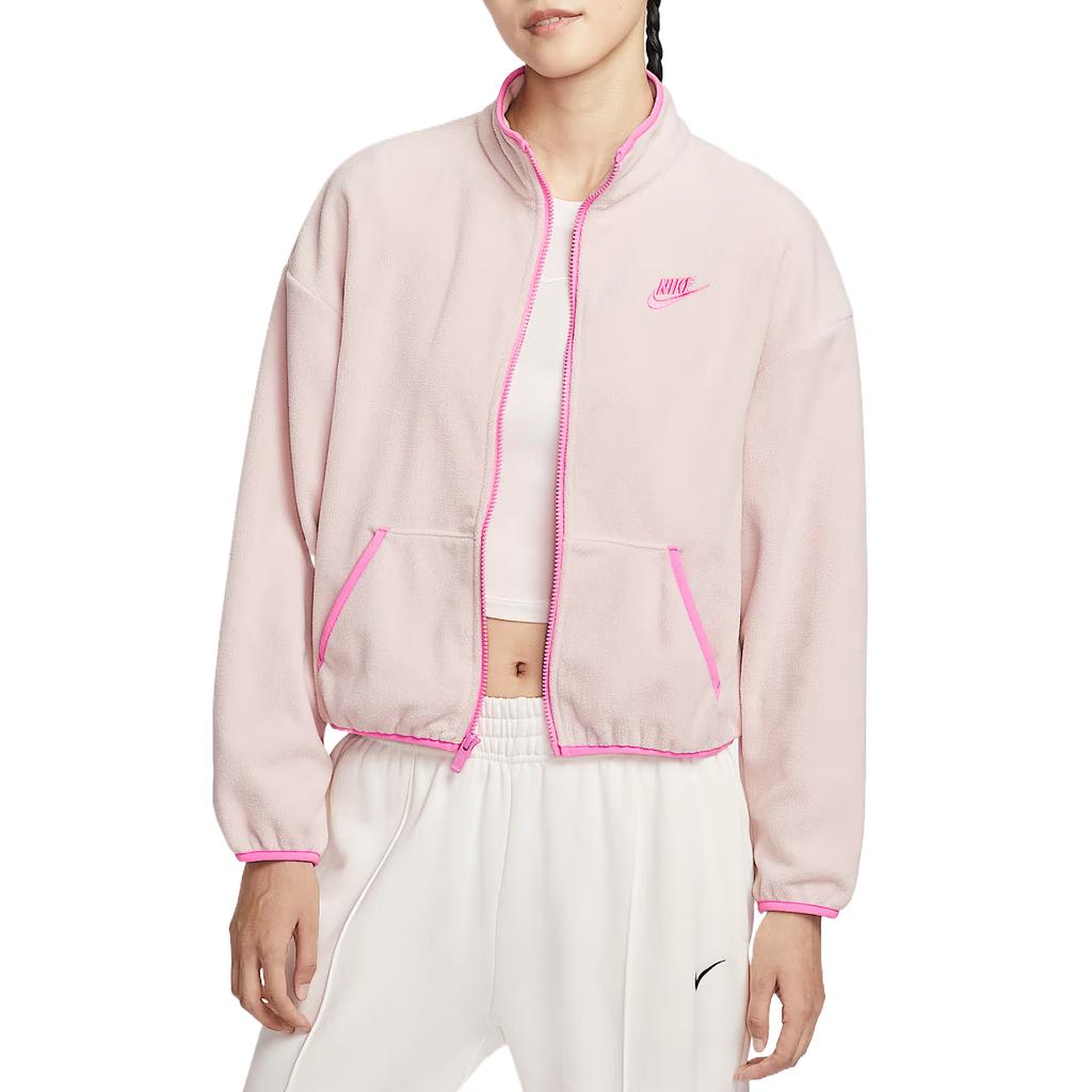 Nike Sportswear Club Solid Loose Long Sleeve Jacket Women Jackets HV2731-667