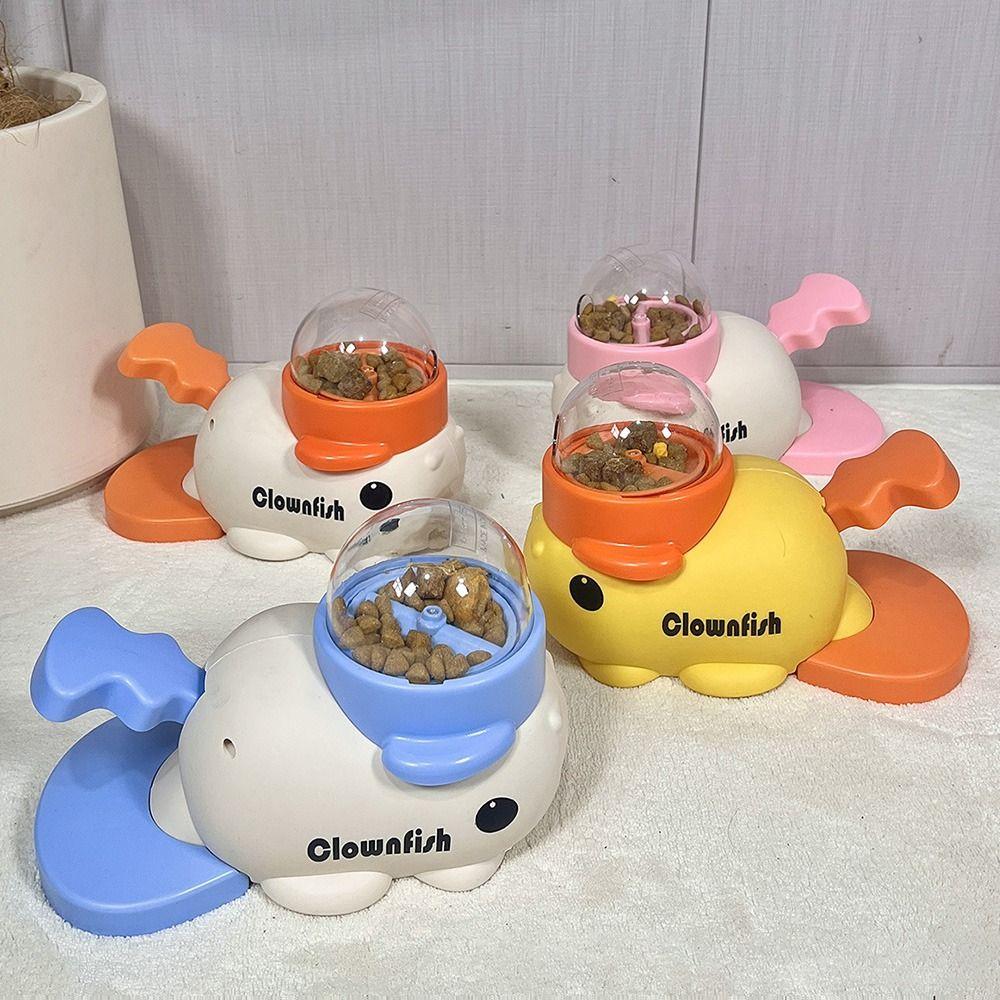 Interactive Food Puzzle Slow Feeder 2-in-1 Dog Automatic Feeder Pet Feeding Machine  for Cat Dog