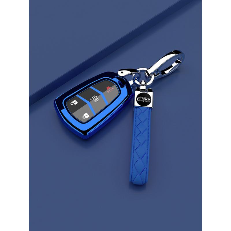 Premium 2023 Cadillac XT4 Key Case with Men's Buckle - High-End Interior Decoration Shell