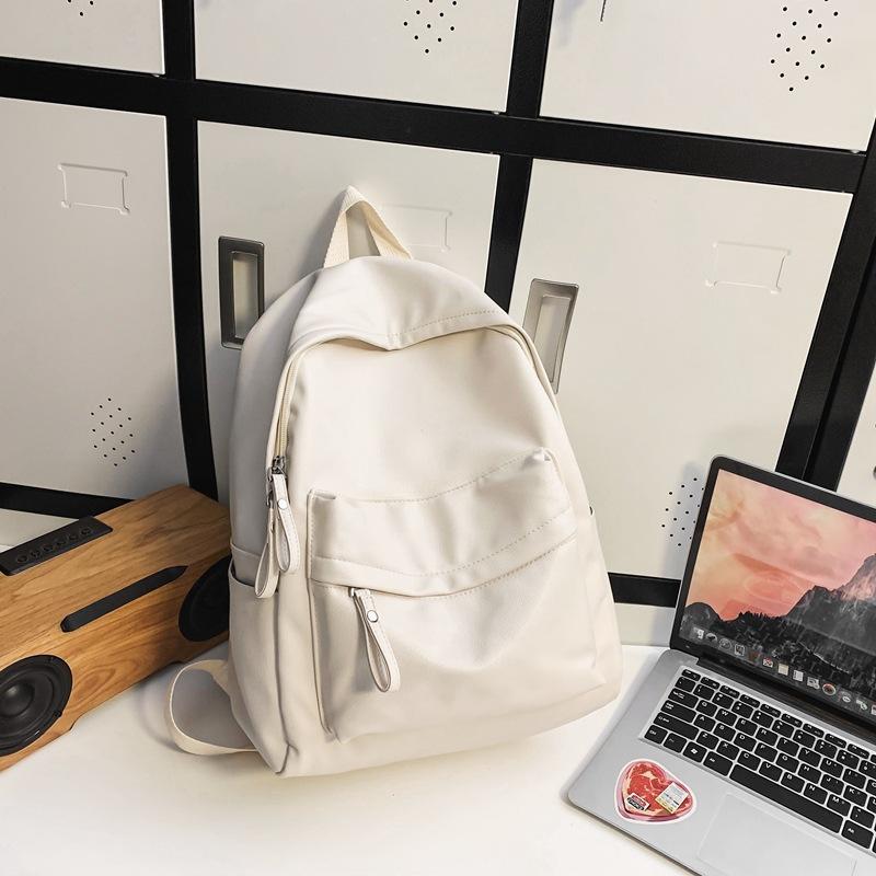 School bag female middle school student girl backpack new junior high school student simple large capacity lightweight high school student backpack
