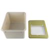 Portable Rice Storage Bin Kitchen Plastic Cereal Grain Bean Food Storing Box Food Container(#2)