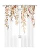 Thanksgiving Autumn Wild Flowers Voile Curtains For Bedroom Tulle Window Curtain For Living Room Sheer Curtains Blinds Drapes
