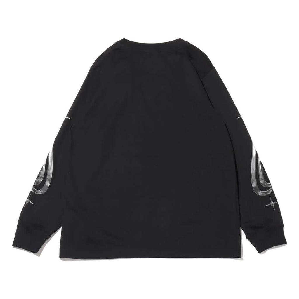 Nike Fashionable Simple Loose Long Sleeve T-Shirt Women Tops Black FQ5675-010