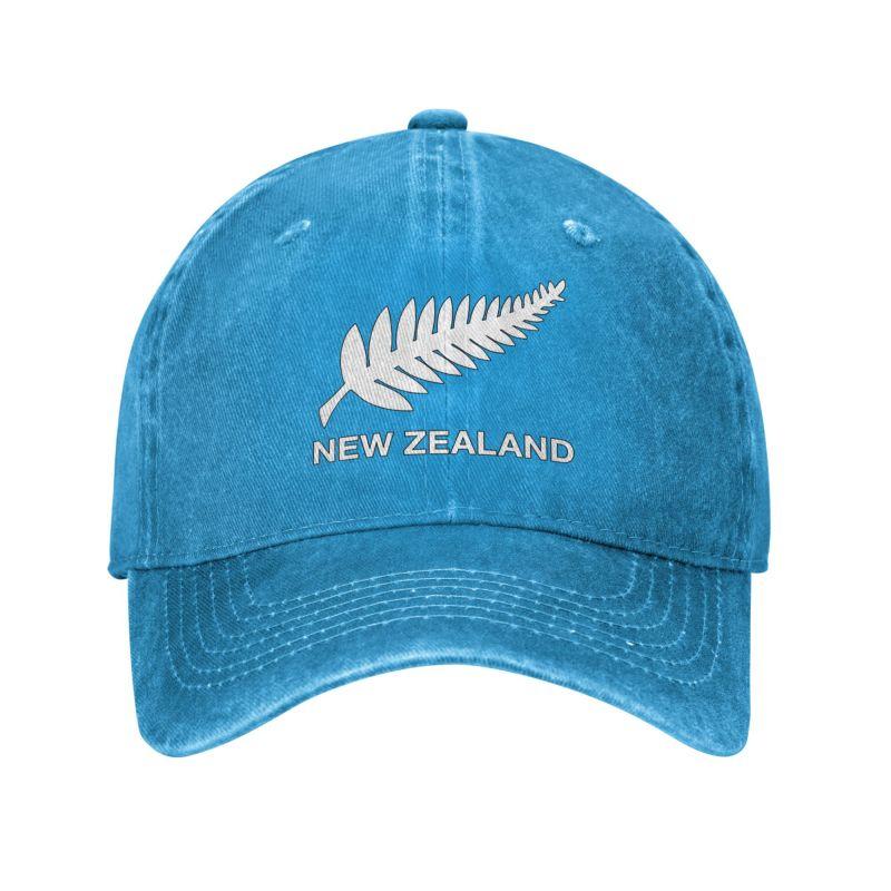 New Zealand All Blacks Unisex Baseball Cap Rugby Worldcup Sports Distressed Denim Washed Hats Cap Fashion Workouts Sun Cap