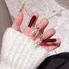 Cat's Eye Wearing Nail Pure Hand-made Nail Piece Fake Nail Wearing Nail Piece Advanced Sense Thin Dog Long