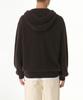 Musinsa Standard Ribbed Knit Hooded Zip-Up [Brown]