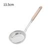 Stainless Steel Handhold Frying Skimmer Wooden Handle Fine Mesh Skimmer Spoon for Cooking Multifunctional Kitchen Accessories