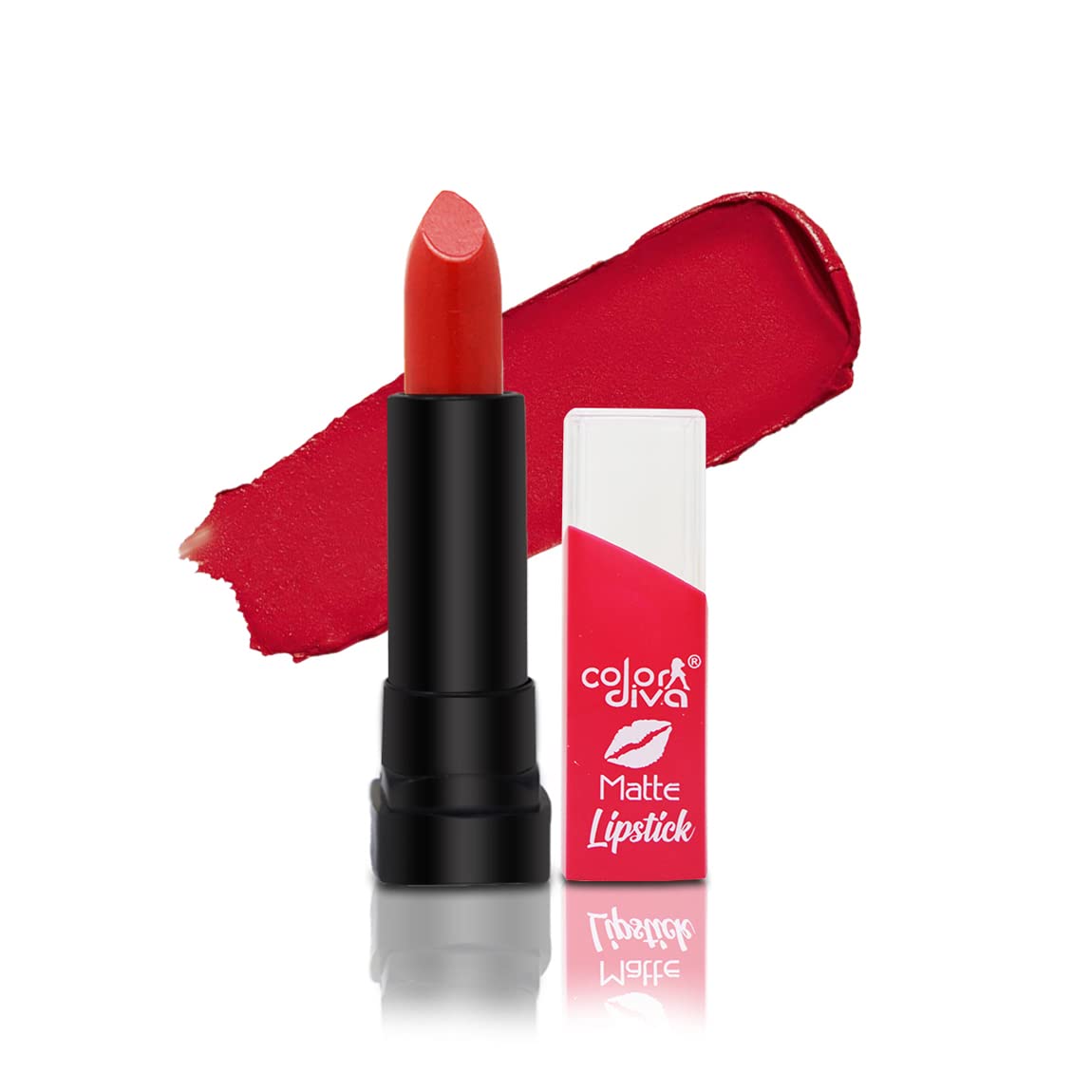 

Color Diva Creamy Matte Long Lasting Moisturizing Lipstick, Red, 4.5g (CDLPSK114)