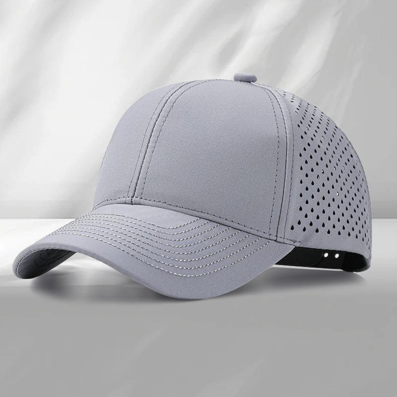 Summer sunscreen sunshade anti-splashing baseball cap embroidery printing laser punching mesh sun hat