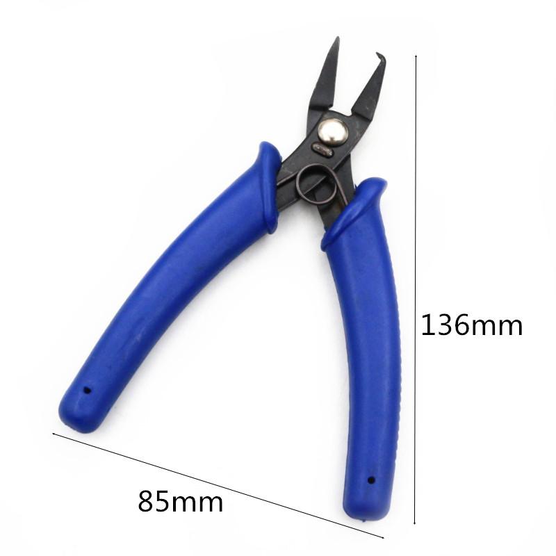 1PCS Bule Flush Side Shear Cutter Clipper Pinze per bordare per gioielli Strumenti di filo metallico Pinze per gioielli Kit di strumenti e attrezzature