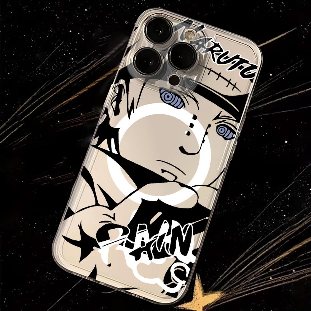 

Cool Anime N-Narutos Magnetic Phone Case for iPhone 17 16 15 14 13 12 11 8 7 Air Plus Pro Max X XR XSMax Soft Clear Tpu iPhone 12 ProMax