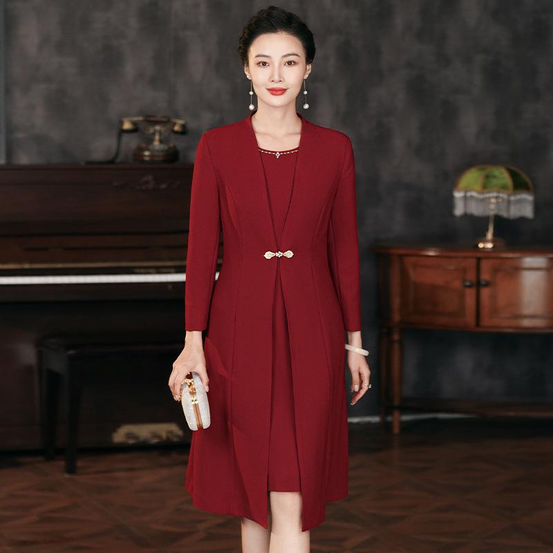 Elegant Autumn Mother-of-the-Groom Coat - 2024
