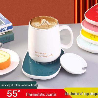 55℃ Smart USB Coaster with Gravity-Sensing Automatic Heating Pad