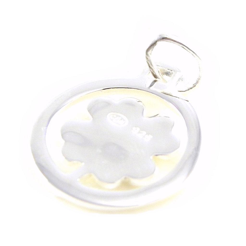 Les Trésors De Lily [H6208] - Silver 'Clover' Pendant Silver (rhodium Plated) - 15 Mm