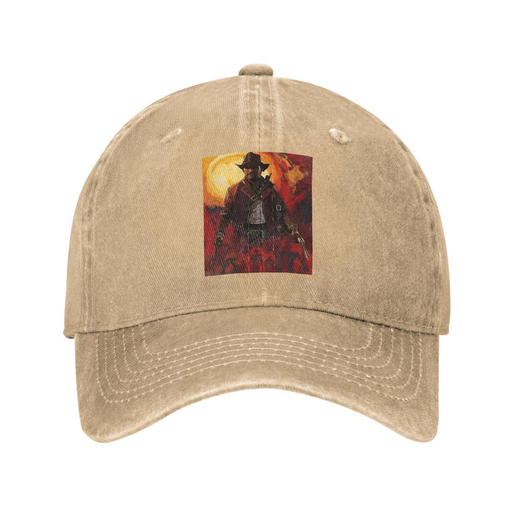 Arthur Morgan RDR2 Washed Denim Cap Casual Baseball Caps Adjustable Hat Summer Unisex Baseball Hats
