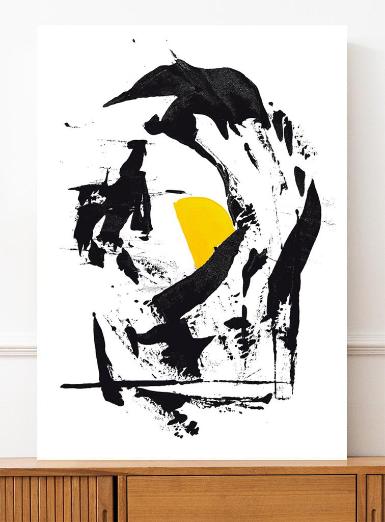 Poster Black Abstraction