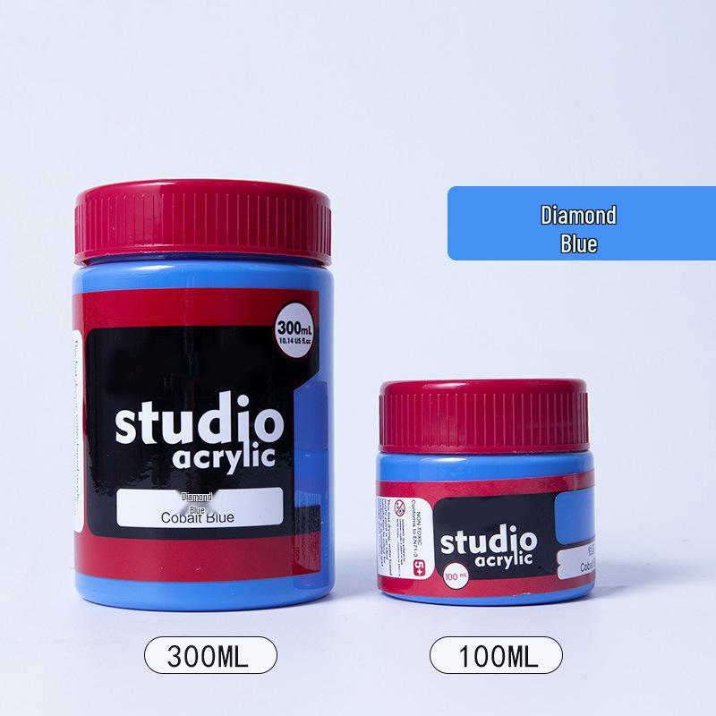 24-Color Acrylic Paint Set: Waterproof, 300ml Cans for Wall, Clothing & Shoes DIY Projects