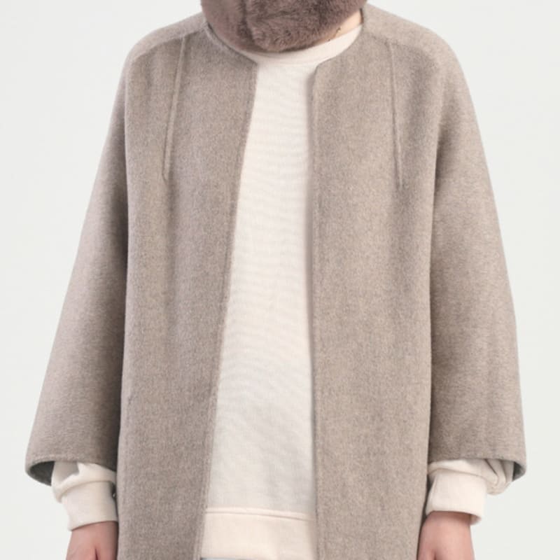 LALA Ny Magnetisk Päls Scarf - Kakao