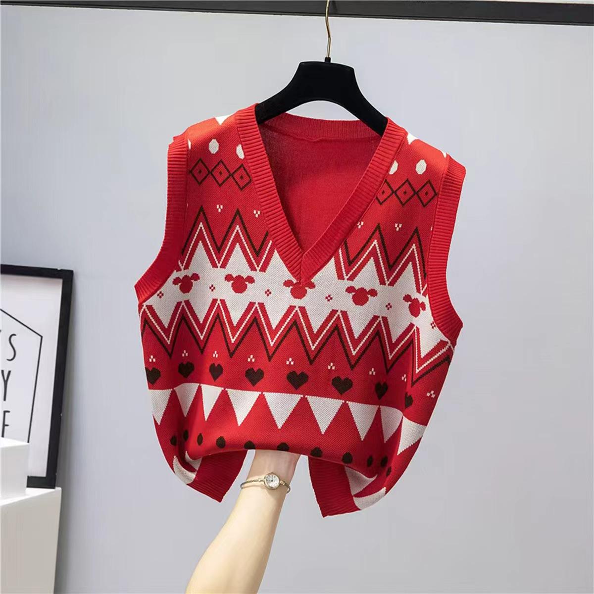 2025 autumn and winter new TEMU hot-selling casual fashion pullover knitted sweater PJ0445 S